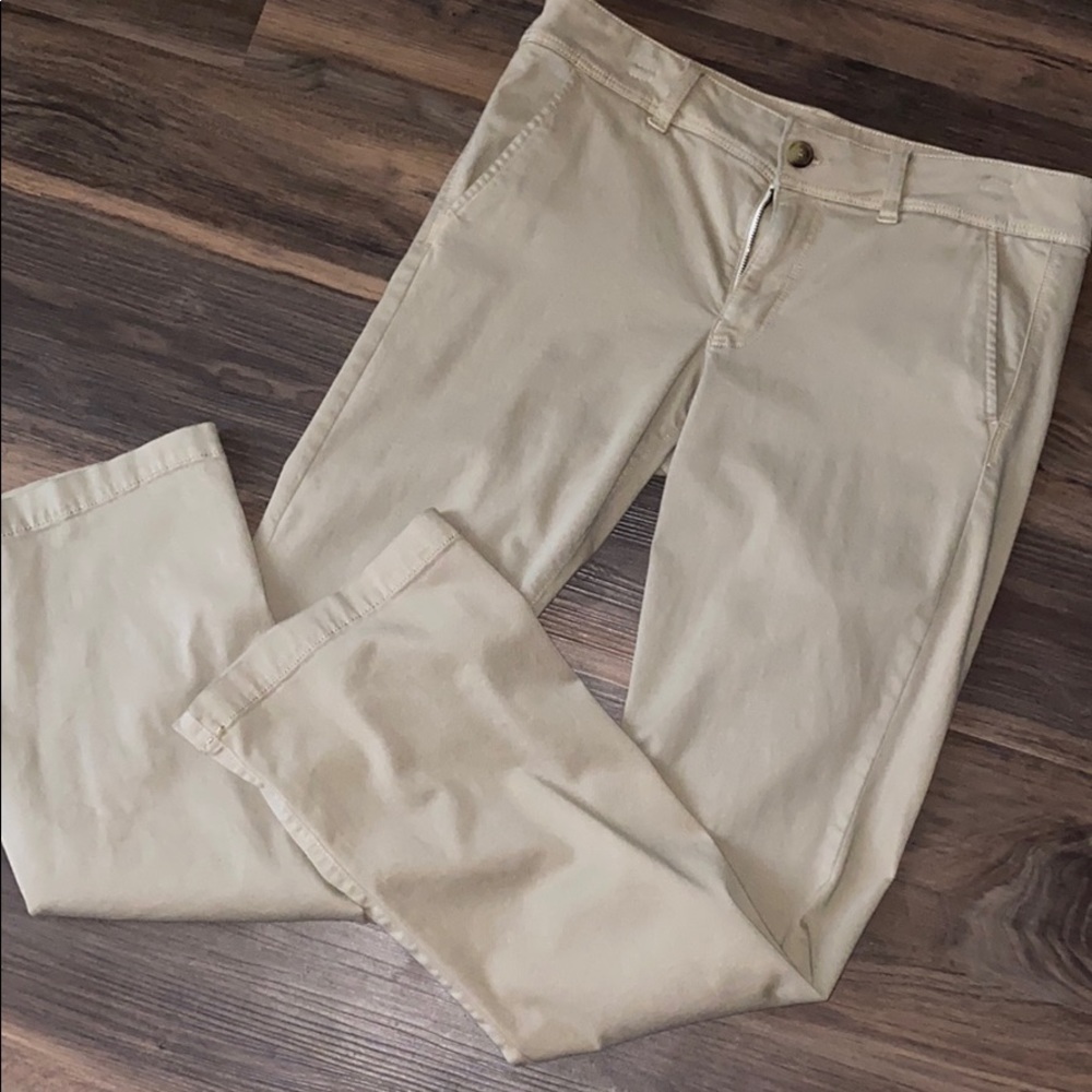 Kickboot Khaki Pants